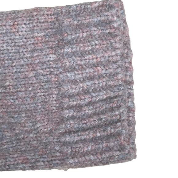 Express long sleeve sweater vintage big neck soft cozy hi low length size medium - Picture 6 of 6